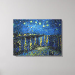 Vincent van Gogh - Starry Night Over the Rhone Canvas Print