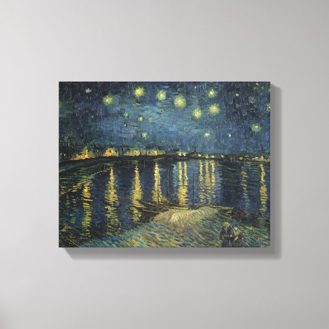 Vincent van Gogh | Starry Night Over the Rhone Canvas Print (Front)