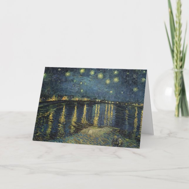 Vincent van Gogh | Starry Night Over the Rhone Card (Front)