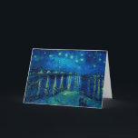Vincent Van Gogh - Starry Night over the Rhone Card<br><div class="desc">Vincent Van Gogh - Starry Night over the Rhone</div>