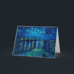 Vincent Van Gogh - Starry Night over the Rhone Card<br><div class="desc">Vincent Van Gogh - Starry Night over the Rhone</div>
