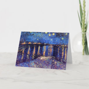 Vincent Van Gogh - Starry Night Over The Rhone Card
