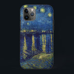 Vincent Van Gogh "Starry Night Over The Rhone" iPhone 11 Pro Case<br><div class="desc">Vincent Van Gogh's Art Work - "Starry Night Over The Rhone" is featured on this iPhone case. Beautiful night effects in this view of the Rhône in which Van Gogh marvellously transcribed the colours he perceived in the dark. Blues prevail: Prussian blue, ultramarine, and cobalt. The city gas lights glimmer...</div>