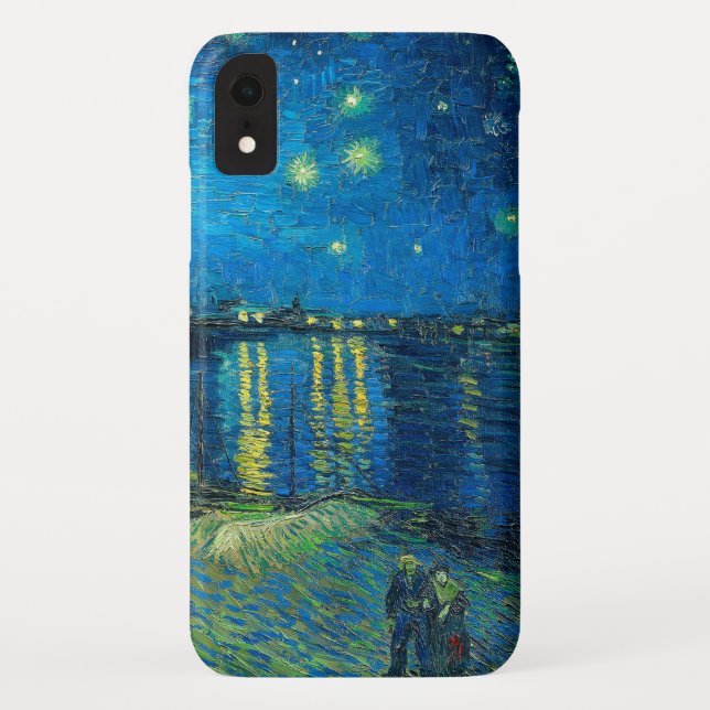 Vincent Van Gogh Starry Night Over The Rhone Case-Mate iPhone Case (Back)