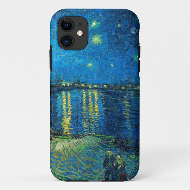 Vincent Van Gogh Starry Night Over The Rhone Case-Mate iPhone Case (Back)