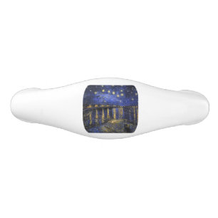 Vincent Van Gogh Starry Night Over The Rhone Ceramic Drawer Pull