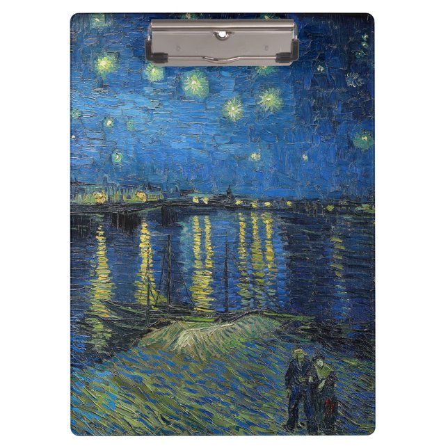 Vincent van Gogh - Starry Night Over the Rhone Clipboard (Front)