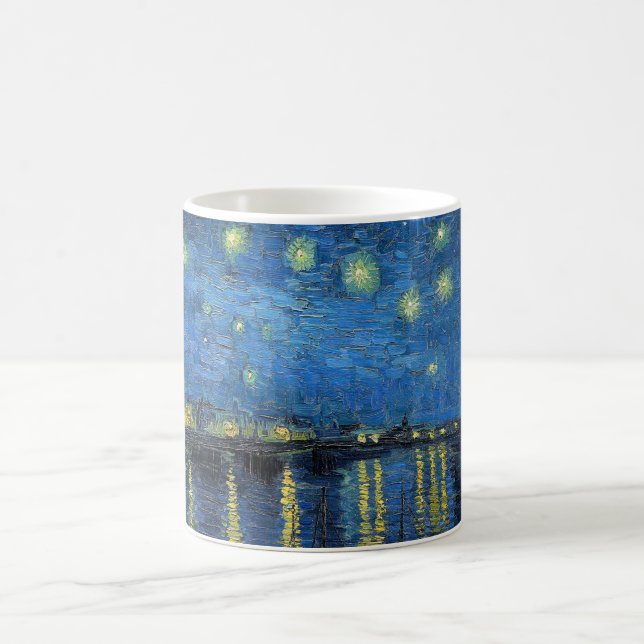 Vincent van Gogh - Starry Night Over the Rhone Coffee Mug (Center)