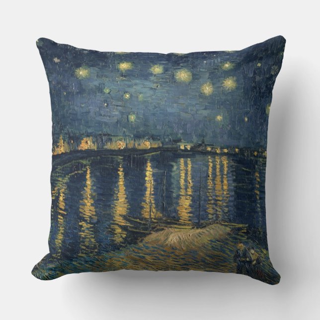 Vincent van Gogh | Starry Night Over the Rhone Cushion (Front)