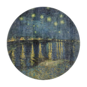 Vincent van Gogh Starry Night Over the Rhone Cutting Board