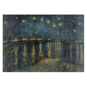 Vincent van Gogh   Starry Night Over the Rhone Cutting Board