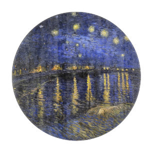 Vincent Van Gogh Starry Night Over The Rhone Cutting Board