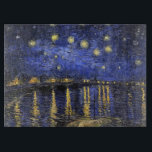 Vincent Van Gogh Starry Night Over The Rhone Cutting Board<br><div class="desc">Vincent Van Gogh Starry Night Over the Rhone Starry Night Over the Rhone (September 1888) is one of Vincent van Gogh's paintings of Arles at night time in Arles. It was painted at a spot on the bank of the Rhone River that was only a one or two-minute walk from...</div>