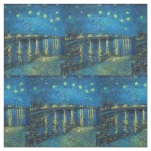 Vincent Van Gogh Starry Night Over the Rhone Fabric