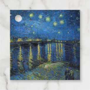 Vincent van Gogh - Starry Night Over the Rhone Favour Tags