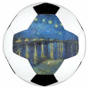 Vincent van Gogh - Starry Night Over the Rhone Football
