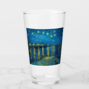 Vincent Van Gogh Starry Night Over the Rhone Glass
