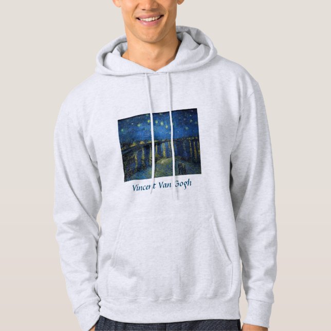 Vincent van Gogh - Starry Night Over the Rhone Hoodie (Front)