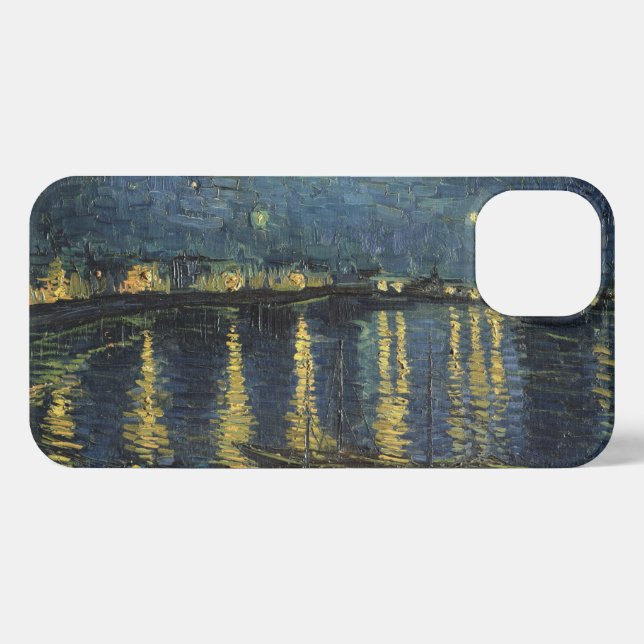 Vincent van Gogh | Starry Night Over the Rhone iPhone Case (Back Horizontal)