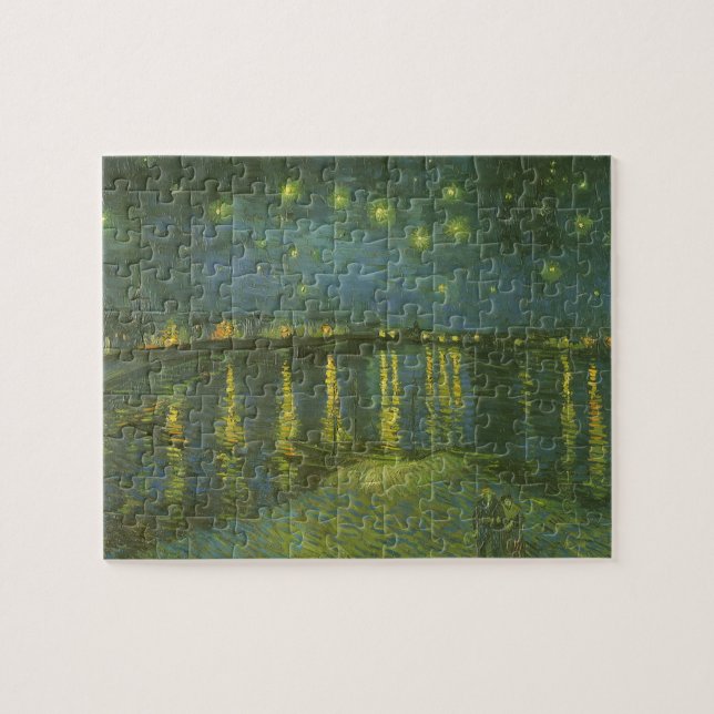 Vincent van Gogh - Starry Night Over the Rhone Jigsaw Puzzle (Horizontal)