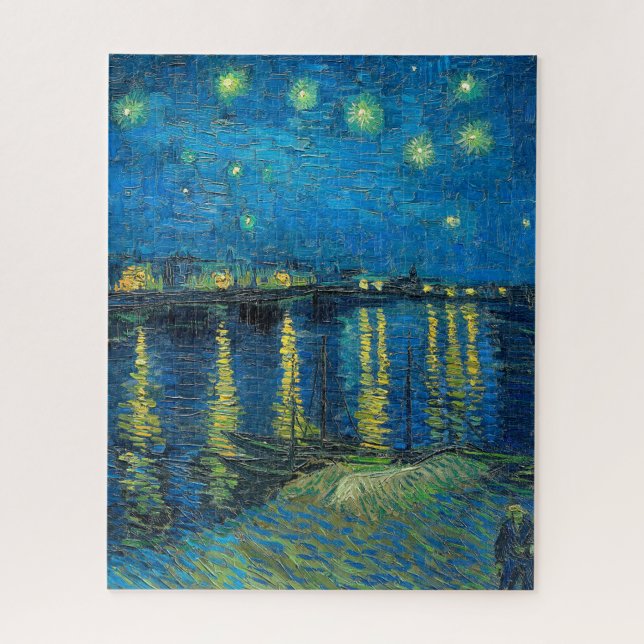 Vincent Van Gogh Starry Night Over the Rhone Jigsaw Puzzle (Vertical)