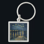 Vincent van Gogh | Starry Night Over the Rhone Key Ring<br><div class="desc">Image Collection Number:  XIR60960  The Starry Night,  1888 (oil on canvas). Gogh,  Vincent van (1853-90) oil on canvas. Musee d'Orsay,  Paris,  France Giraudon.  1888</div>