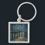 Vincent van Gogh | Starry Night Over the Rhone Key Ring<br><div class="desc">Image Collection Number:  XIR60960  The Starry Night,  1888 (oil on canvas). Gogh,  Vincent van (1853-90) oil on canvas. Musee d'Orsay,  Paris,  France Giraudon.  1888</div>