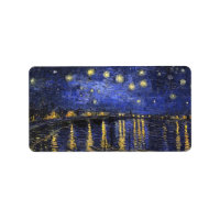 Vincent Van Gogh Starry Night Over The Rhone