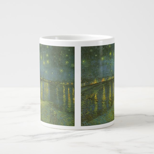 Vincent van Gogh - Starry Night Over the Rhone Large Coffee Mug (Front)