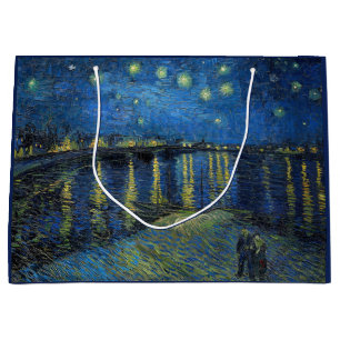 Vincent van Gogh - Starry Night Over the Rhone Large Gift Bag