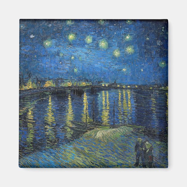 Vincent van Gogh - Starry Night Over the Rhone Magnet (Front)