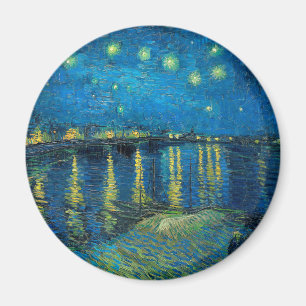 Vincent Van Gogh Starry Night Over the Rhone Magnet