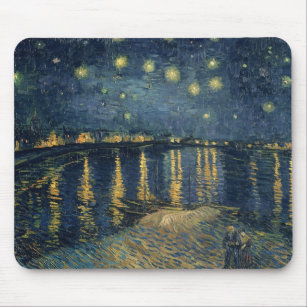 Vincent van Gogh   Starry Night Over the Rhone Mouse Mat