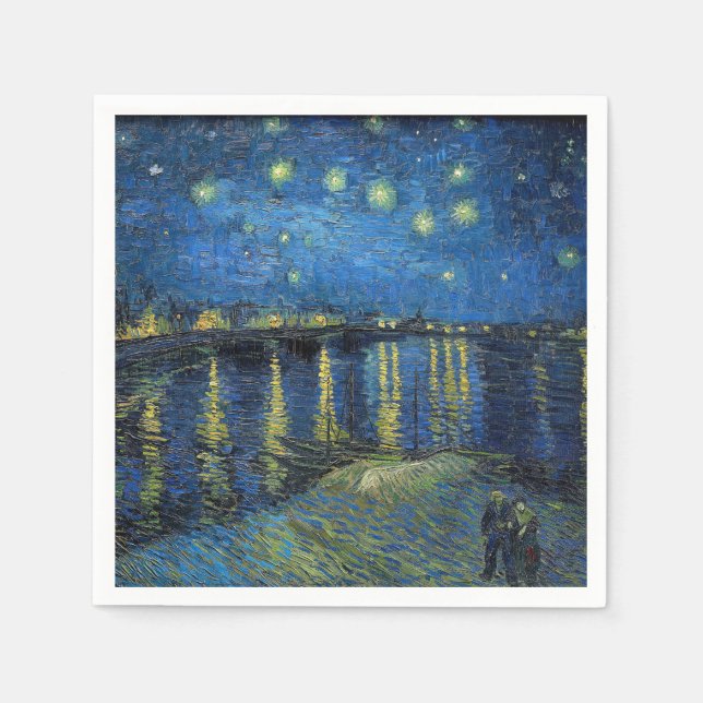Vincent van Gogh - Starry Night Over the Rhone Napkin (Front)