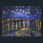 Vincent Van Gogh Starry Night Over The Rhone Photo Print<br><div class="desc">Vincent Van Gogh Starry Night Over the Rhone Starry Night Over the Rhone (September 1888) is one of Vincent van Gogh's paintings of Arles at night time in Arles. It was painted at a spot on the bank of the Rhone River that was only a one or two-minute walk from...</div>