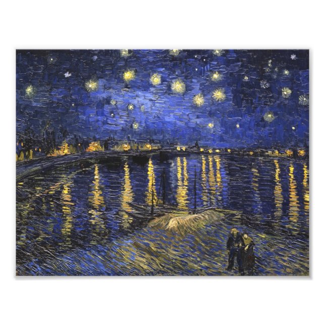 Vincent Van Gogh Starry Night Over The Rhone Photo Print (Front)