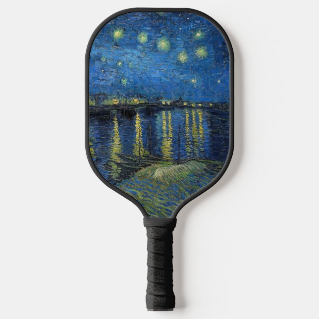 Vincent van Gogh - Starry Night Over the Rhone Pickleball Paddle (Front)