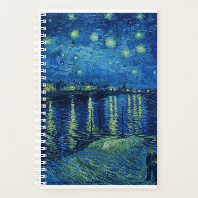 Vincent Van Gogh - Starry Night over the Rhone Planner (Front)