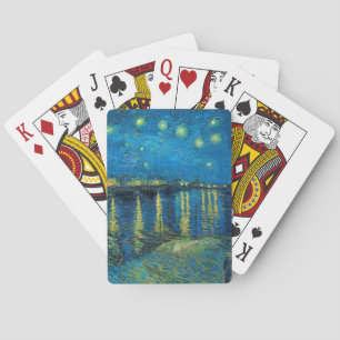 Vincent Van Gogh Starry Night Over the Rhone Playing Cards