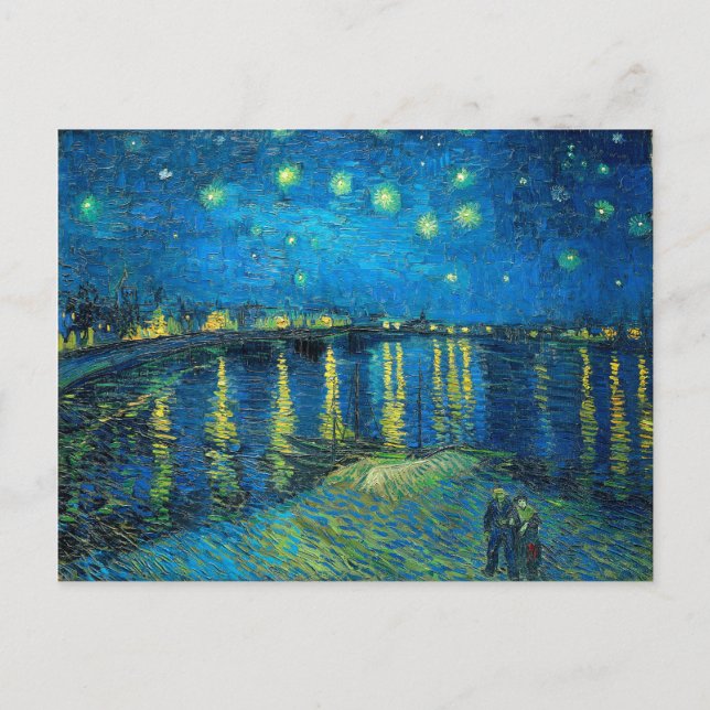 Vincent Van Gogh Starry Night Over The Rhone Postcard (Front)