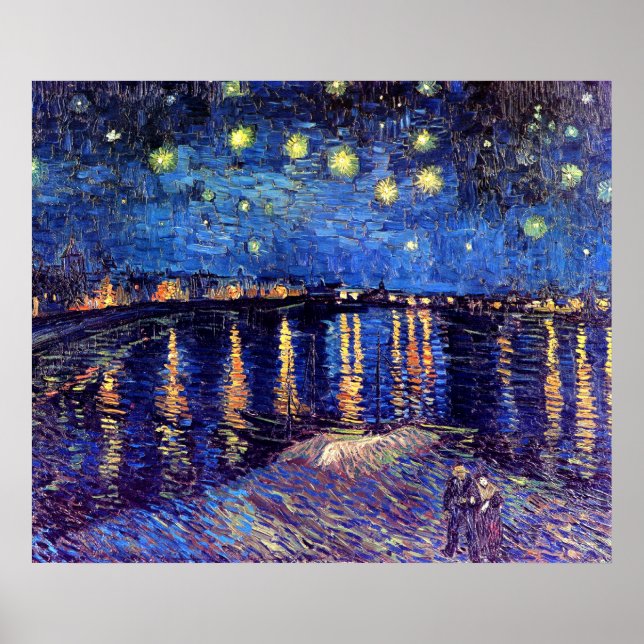 Vincent Van Gogh - Starry Night Over The Rhone Poster (Front)