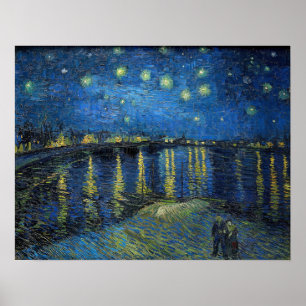 Vincent Van Gogh - Starry Night Over the Rhone Poster