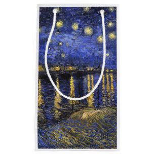 Vincent Van Gogh Starry Night Over The Rhone Small Gift Bag