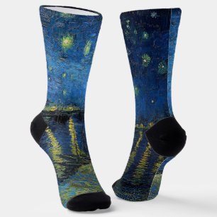 Vincent van Gogh - Starry Night Over the Rhone Socks
