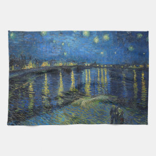 Vincent van Gogh - Starry Night Over the Rhone Tea Towel