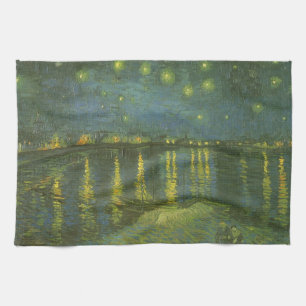 Vincent van Gogh - Starry Night Over the Rhone Tea Towel