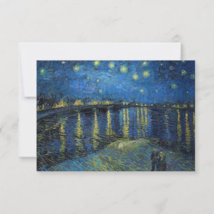 Vincent van Gogh - Starry Night Over the Rhone Thank You Card