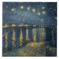 Vincent van Gogh | Starry Night Over the Rhone