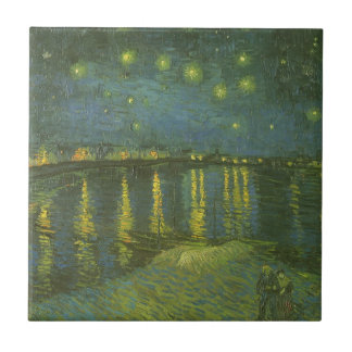 Vincent van Gogh - Starry Night Over the Rhone Tile