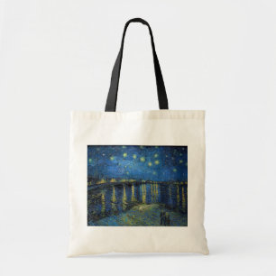 Vincent van Gogh - Starry Night Over the Rhone Tote Bag